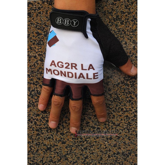 2020 Ag2r La Mondiale Guanti Corti Ciclismo - Clicca l'immagine per chiudere